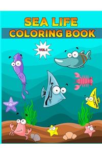 Sea Life Coloring Book Vol 1