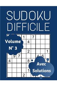 Sudoku Difficile (Volume 3)