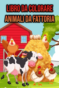 Libro da Colorare Animali da Fattoria