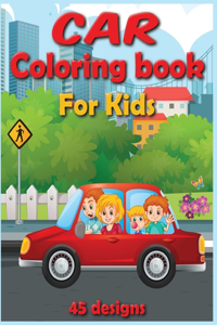 Car Coloring Book For kids 45 Designs