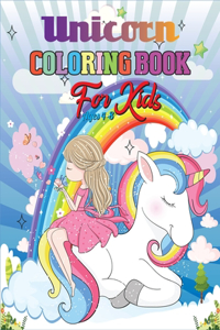Unicorn Coloring Book for Kids Ages 4-8