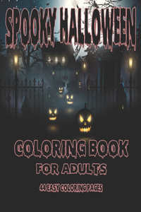 Spooky Halloween Coloring Book for Adults