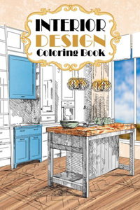 Interior Design Coloring Book