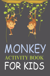 Monkey Activity Book For Kids