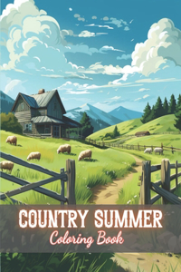 Country Summer Coloring Book