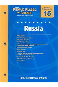 Holt People, Places, and Change Chapter 15 Resource File: Russia