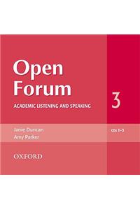 Open Forum 3 Audio CD