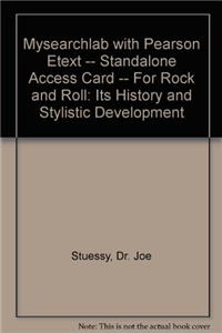 MySearchLab with Pearson eText -- Standalone Access Card -- for Rock and Roll
