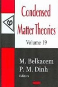 Condensed Matter Theories