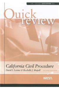 Sum and Substance Quick Review on California Civil Procedure