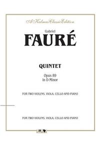 Quintet in D Minor, Op. 89