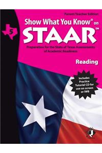 Swyk on Staar Reading Gr 5, Parent/Teacher Edition