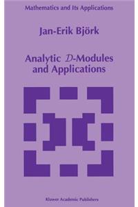 Analytic D-Modules and Applications