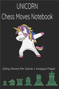 UNICORN Chess Moves Notebook