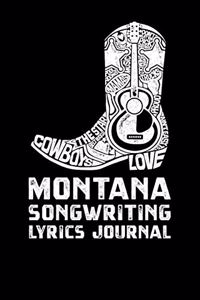 Montana Songwriting Lyrics Journal