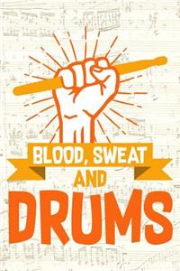 Drums Manuscript Notebook