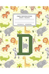 Primary Composition Notebook Grades K-2 Story Journal D