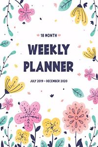 18 Month Weekly Planner