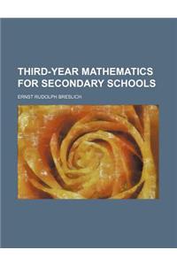 Third-Year Mathematics for Secondary Schools