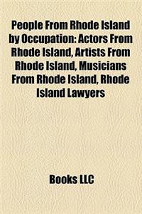 People from Rhode Island by Occupation