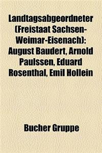 Landtagsabgeordneter (Freistaat Sachsen-Weimar-Eisenach)