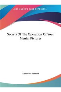 Secrets Of The Operation Of Your Mental Pictures