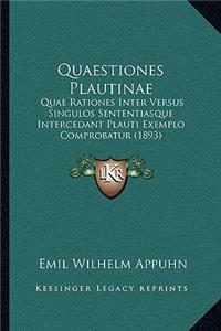 Quaestiones Plautinae
