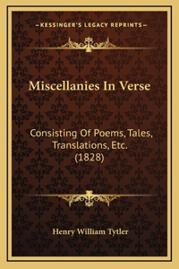 Miscellanies in Verse