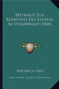 Beitraege Zur Kenntniss Des Keupers Im Steigerwald (1868)