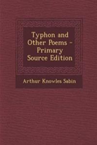 Typhon and Other Poems