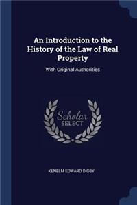 An Introduction to the History of the Law of Real Property