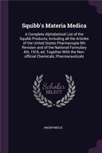 Squibb's Materia Medica