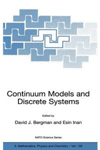 Continuum Models and Discrete Systems