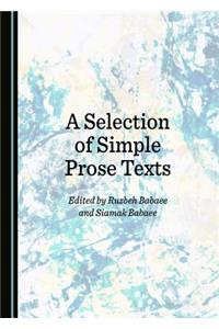 Selection of Simple Prose Texts