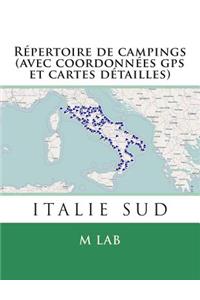 Répertoire de campings ITALIE SUD (avec coordonnées gps et cartes détailles)
