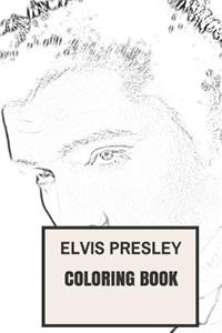 Elvis Presley Inspired Coloring Book: Classic Rock and Roll and the King Inspired Adult Coloring Book