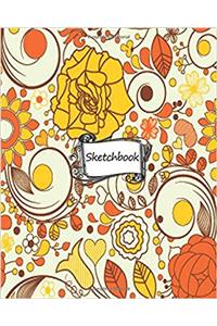 Sketchbook Flower Wallpaper No.4