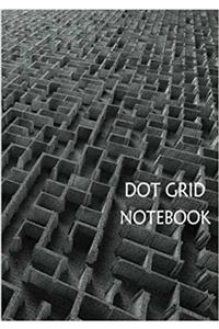 Dot Grid Notebook Maze: 110 Dot Grid Pages