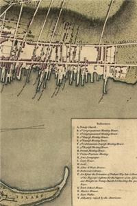 Newport Vintage Map Field Journal Notebook, 50 pages/25 sheets, 4x6