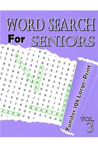 word search for seniors Vol.3