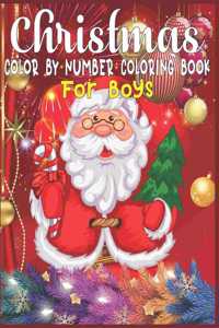 Christmas Color By Number Coloring Book For Boys
