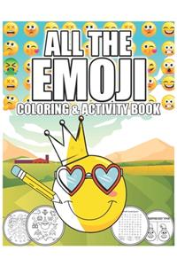 All The Emoji Coloring and Activity Book