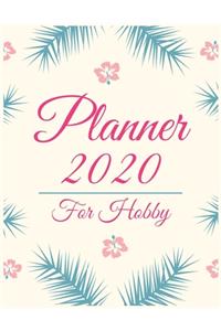 Planner 2020 for hobby