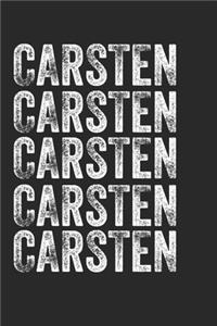 Name CARSTEN Journal Customized Gift For CARSTEN A beautiful personalized