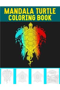 Mandala turtle coloring book