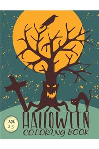 Halloween Coloring Book age 2-5