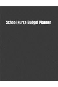School Nurse Budget Planner