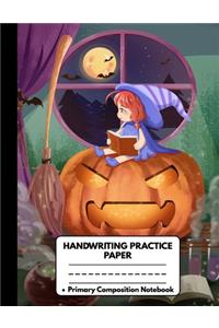 Handwriting Practice Paper Primary Composition Notebook
