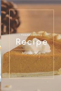 Thanksgiving Recipe Notebook