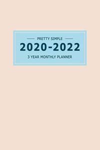2020 2022 3 Year Monthly Planner